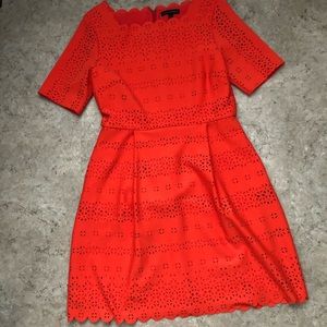 Banana Republic Cut-Out Scalloped Dress